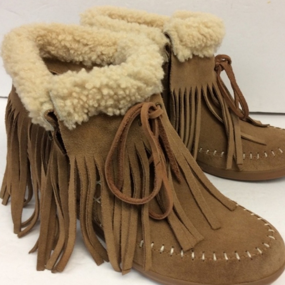 Wedges ugg fringe - Picture 1 of 4